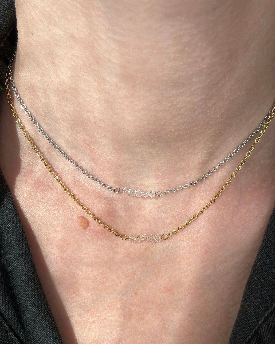 Collier CAMILLE Blanc