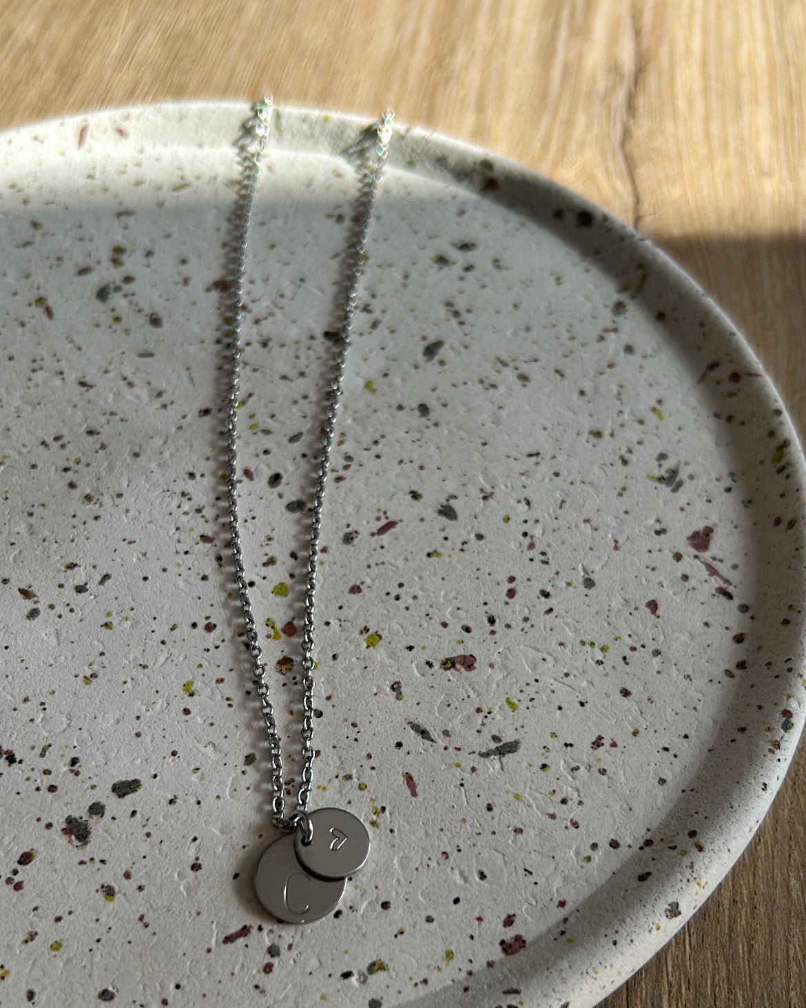 Collier Personnalisé 2 médailles | Argent