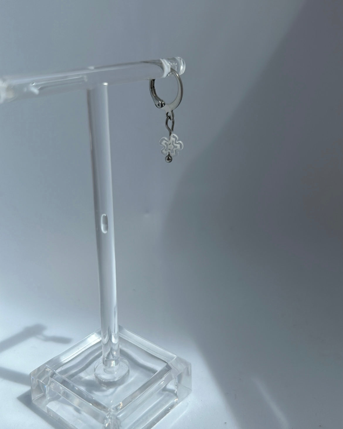 Monoboucle fleur | Argent