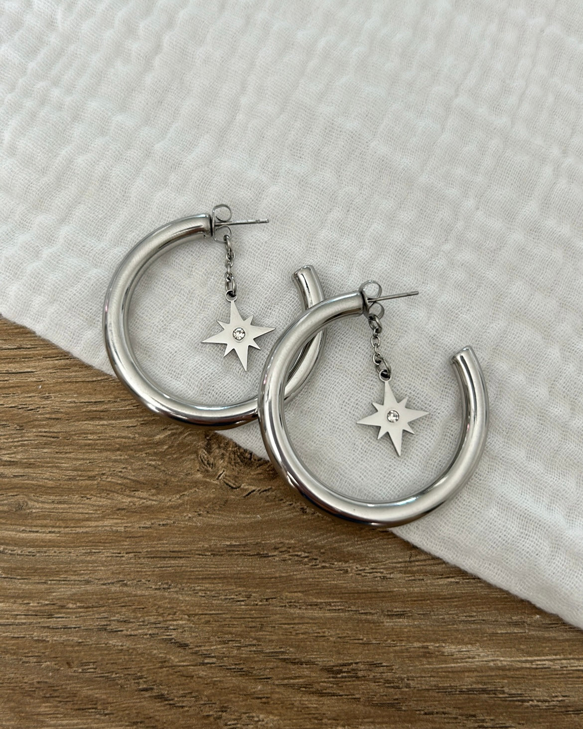 Boucles d’oreilles ROMY | Argent