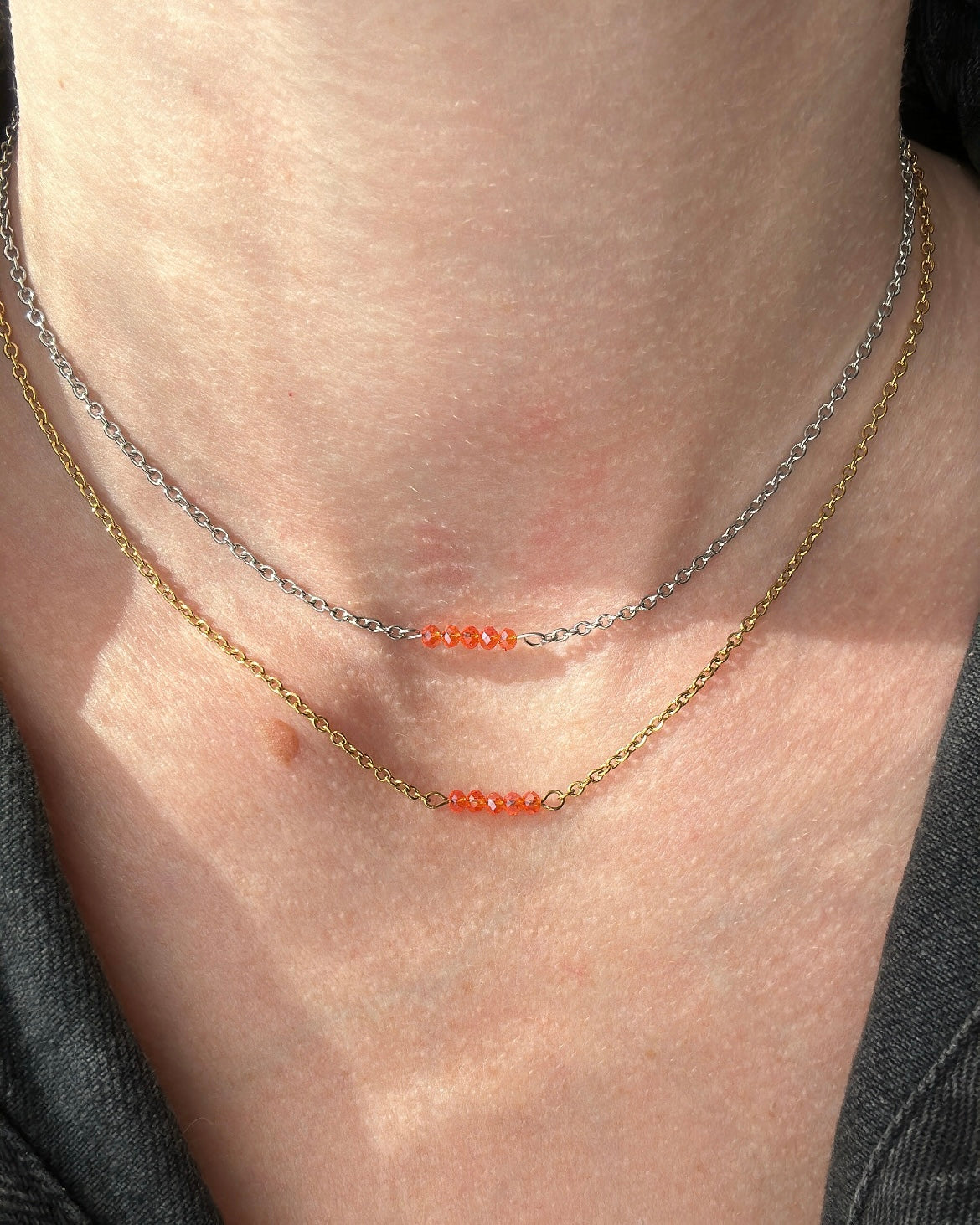 Collier CAMILLE Orange