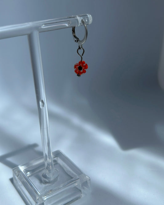 Monoboucle fleur | Argent