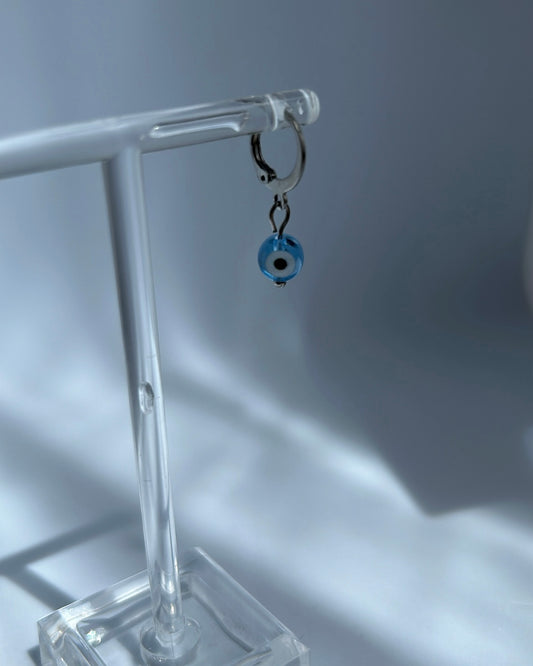Monoboucle oeil grec | Argent