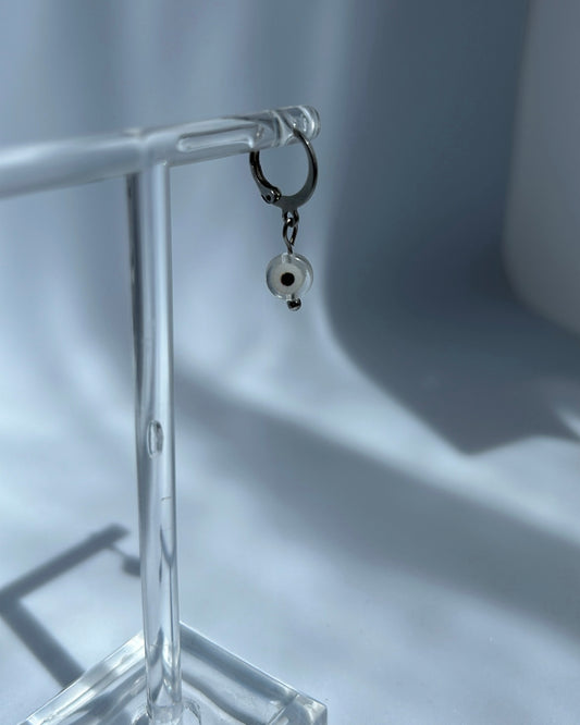 Monoboucle oeil grec | Argent