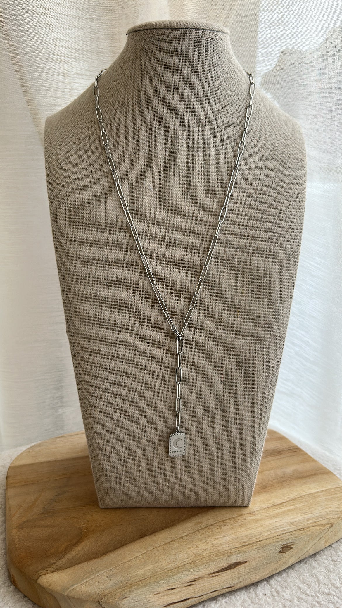 Collier CONSTANCE lune | Argent