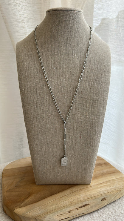 Collier CONSTANCE lune | Argent