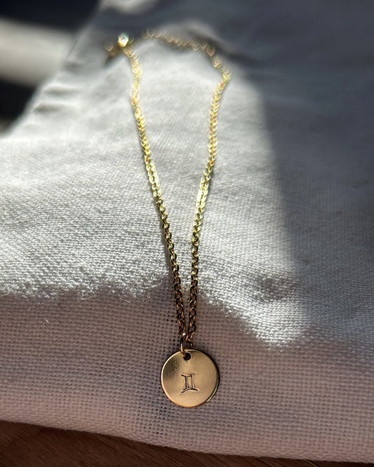 Collier Personnalisé 1 médaille | Or