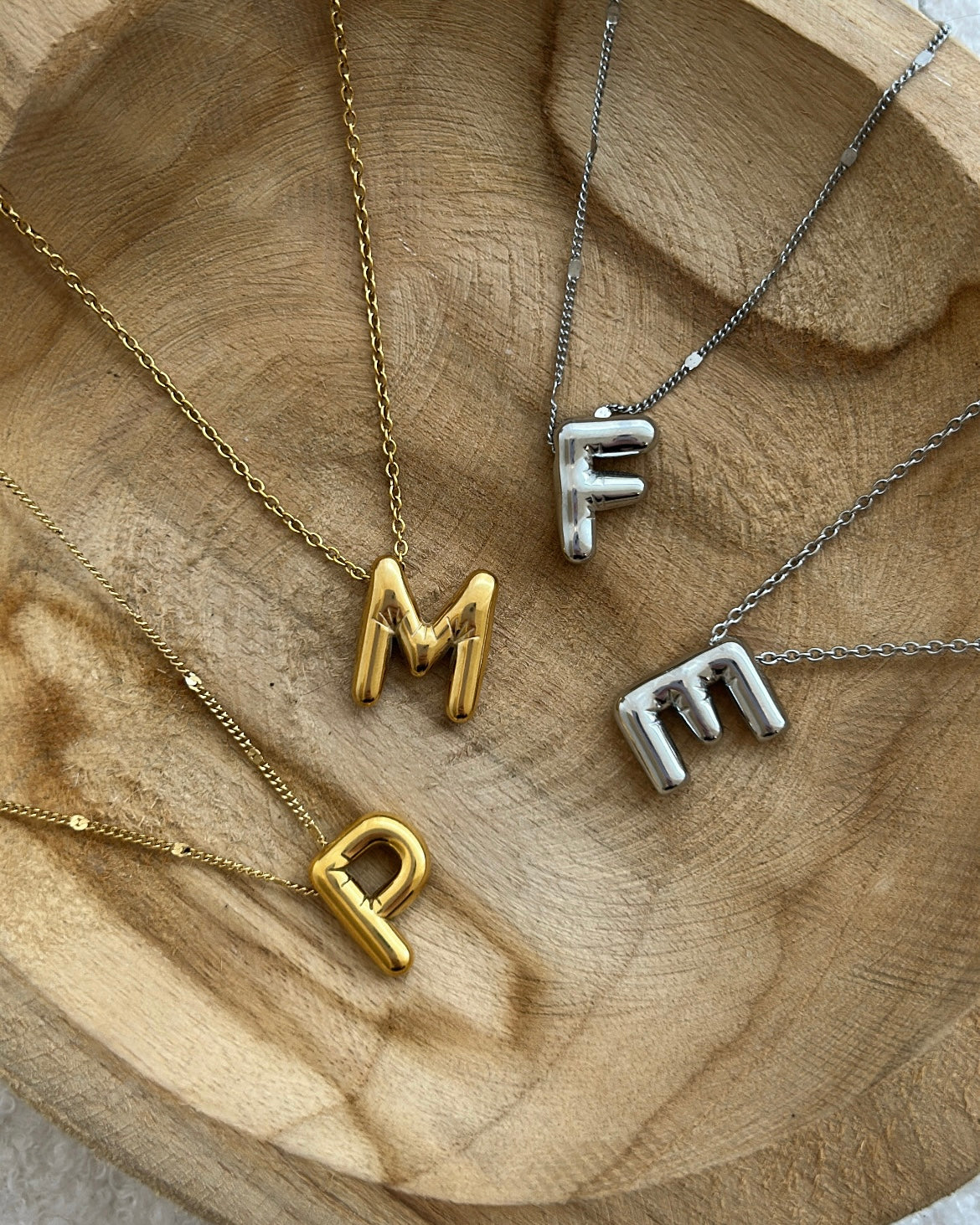 Collier personnalisé Lettre
