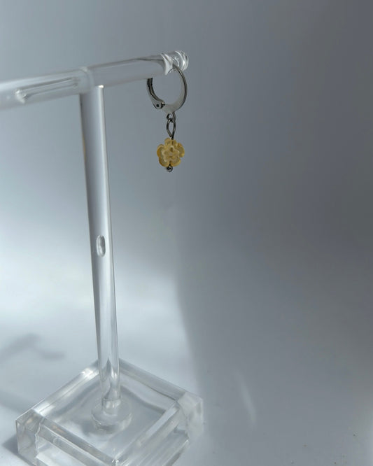Monoboucle fleur | Argent