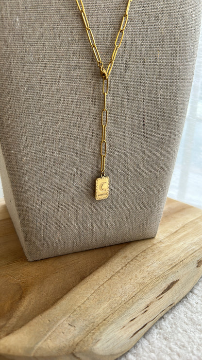 Collier CONSTANCE lune | Or