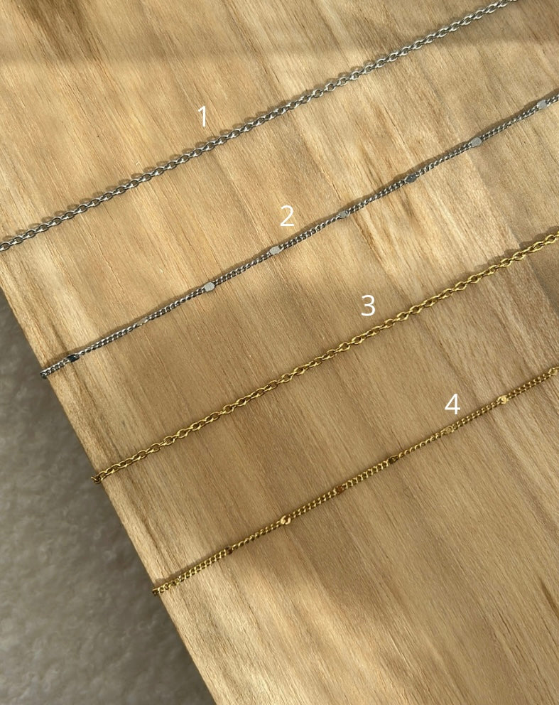 Collier personnalisé Lettre