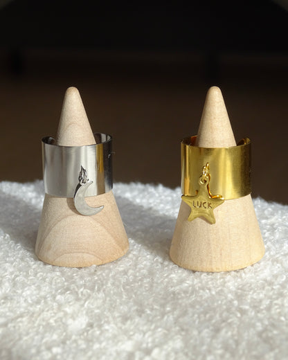 Bague personnalisée anneau large