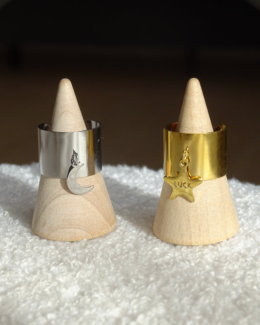 Bague personnalisée anneau large