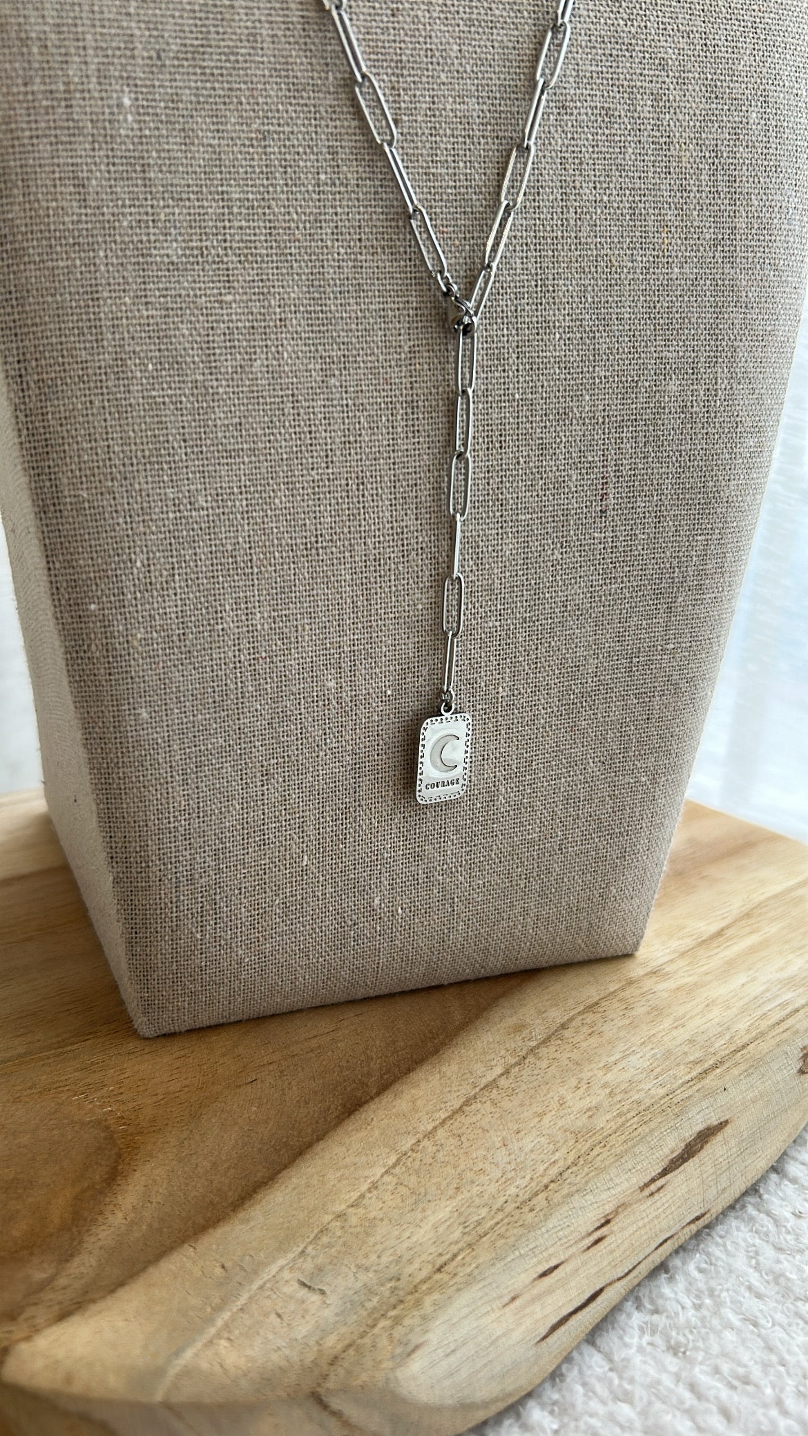 Collier CONSTANCE lune | Argent