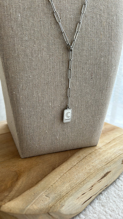 Collier CONSTANCE lune | Argent