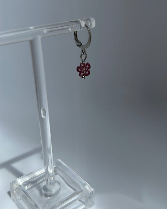 Monoboucle fleur | Argent